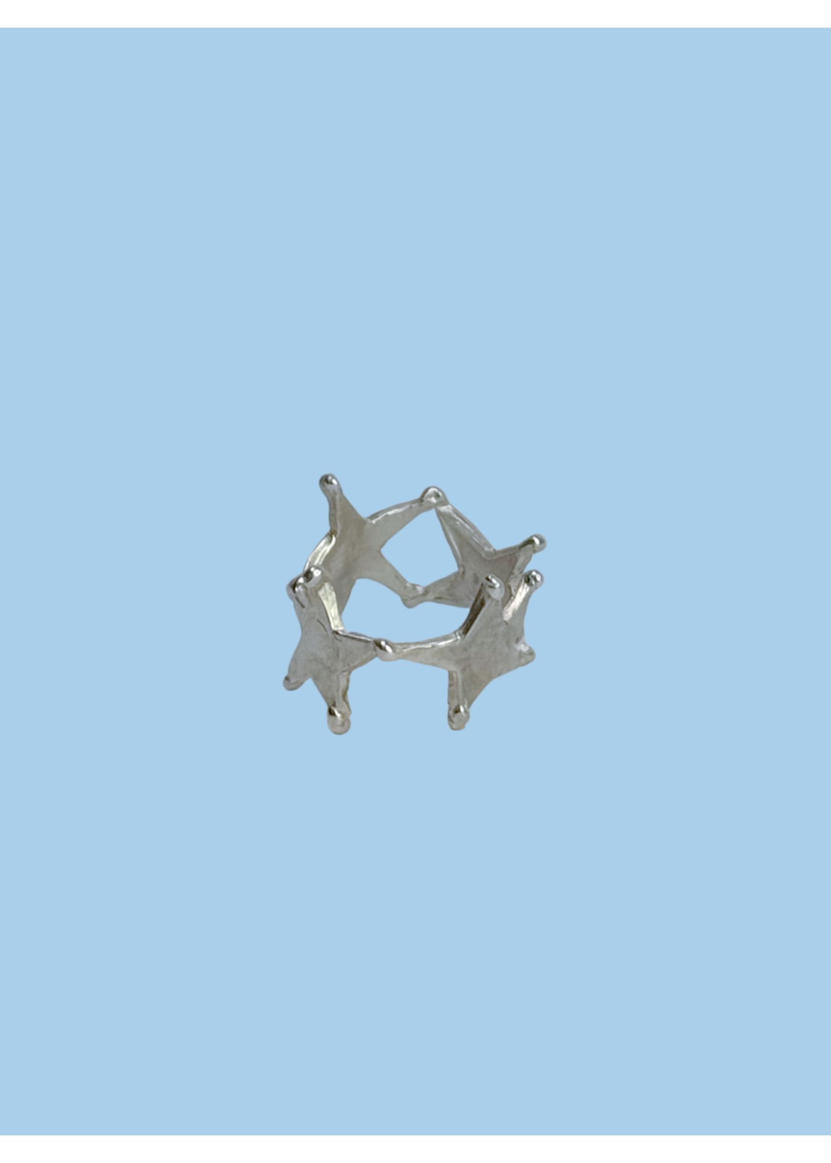 Atelier Melrai Silver ring  "Stelle Cadenti" by Atelier Melrai