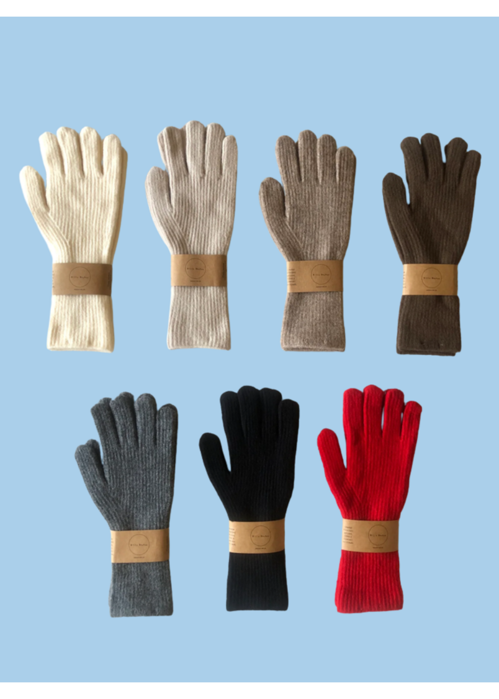 Billy Bamboo Gants tactiles en laine par Billy Bamboo