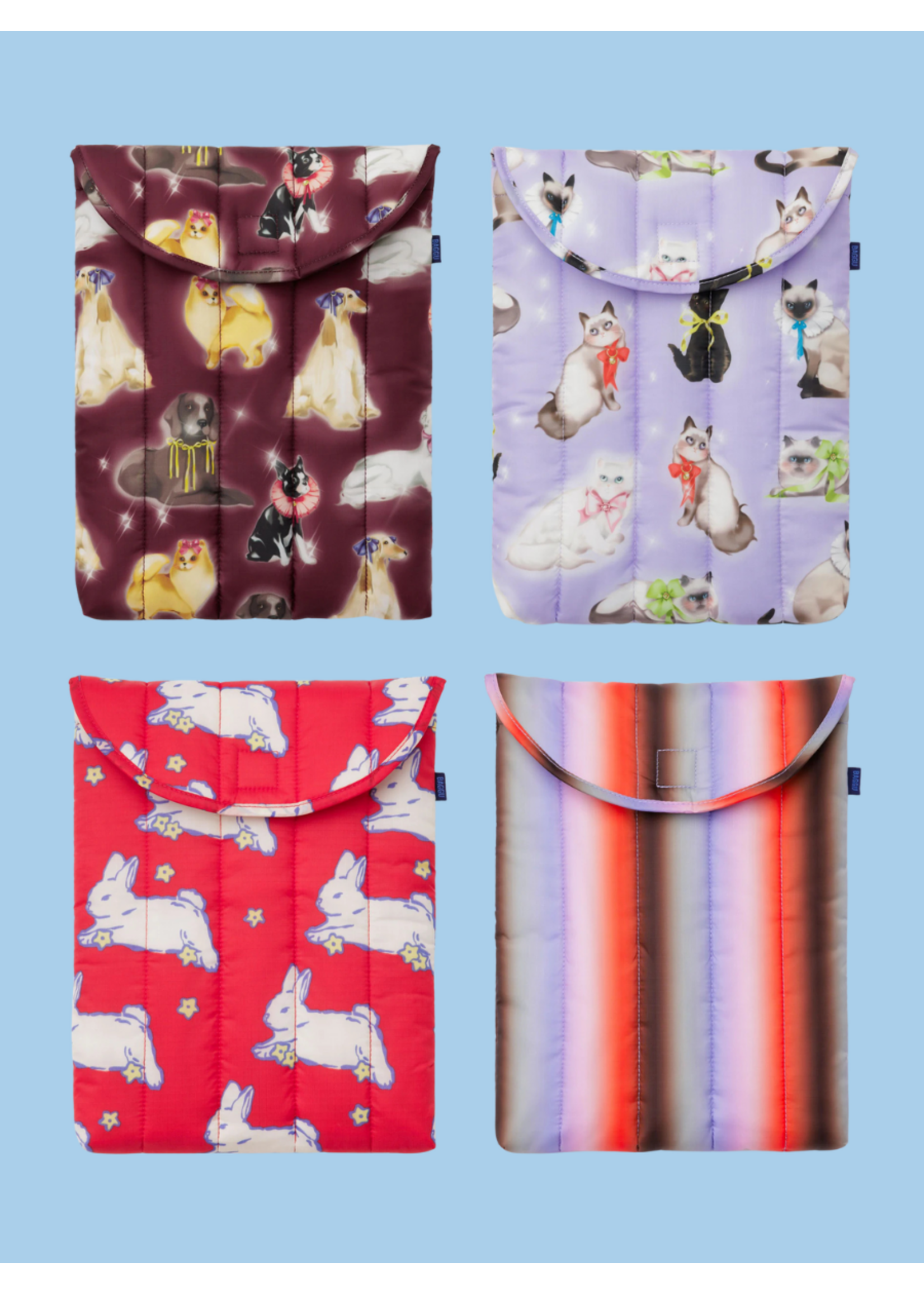 Baggu Puffy laptop sleeves 13" by Baggu