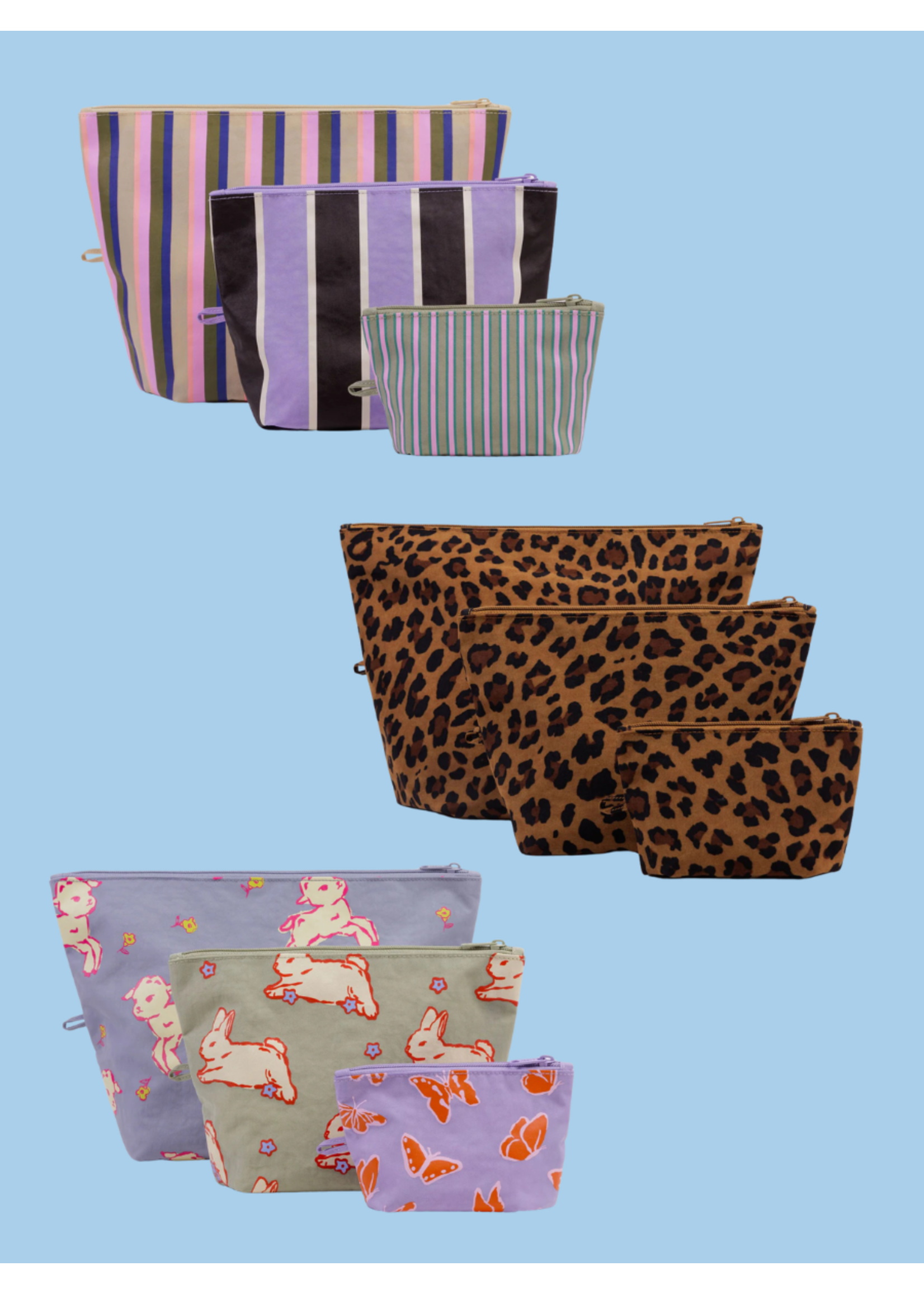Baggu Ensemble de pochettes "Go Pouch" par Baggu