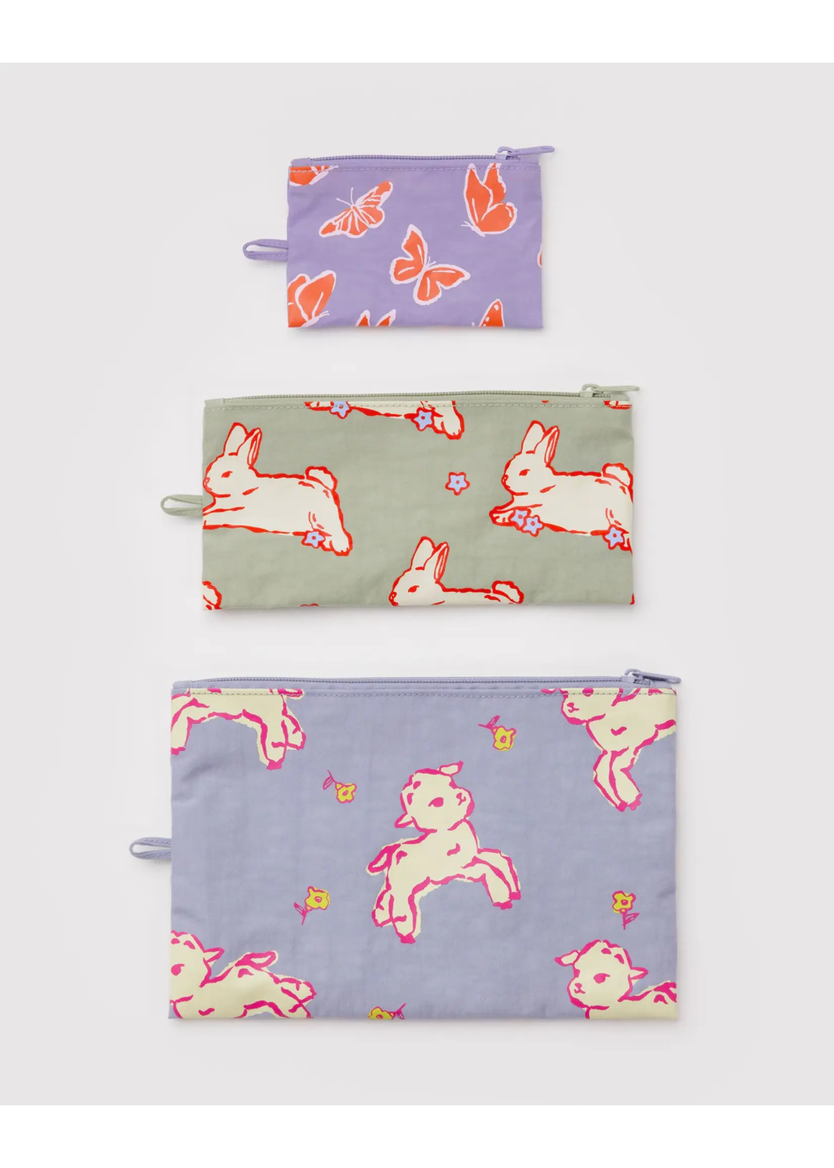 Baggu "Flat Pouch" sets by Baggu