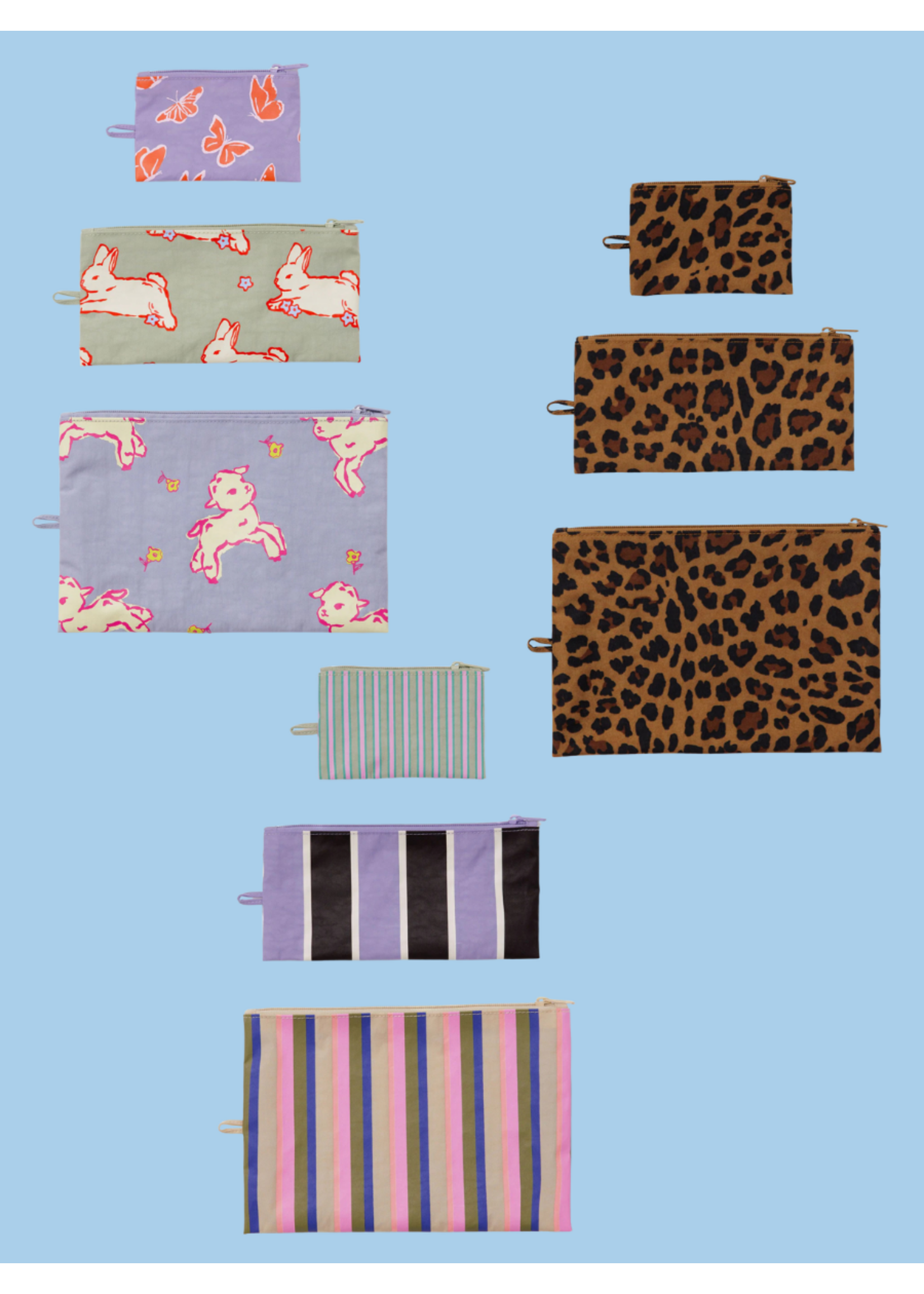Baggu "Flat Pouch" sets by Baggu