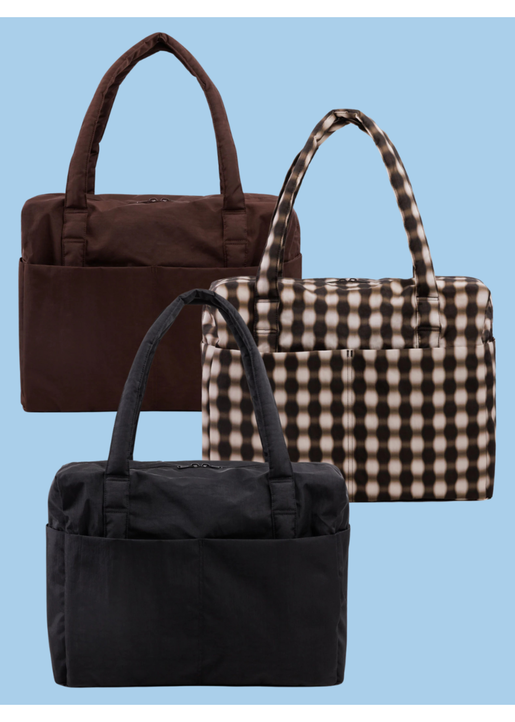 Baggu "Cloud Carry-On" travel bags by Baggu