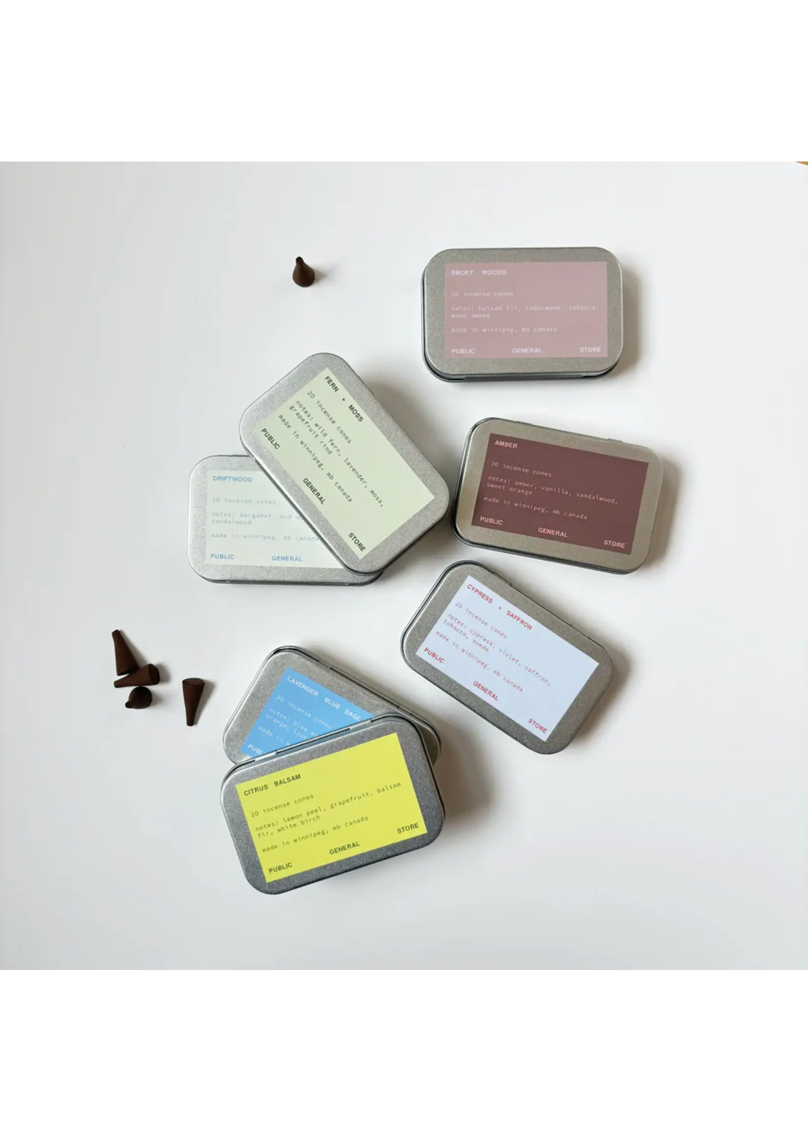 Public General Store Cones d'encens par Public General Store