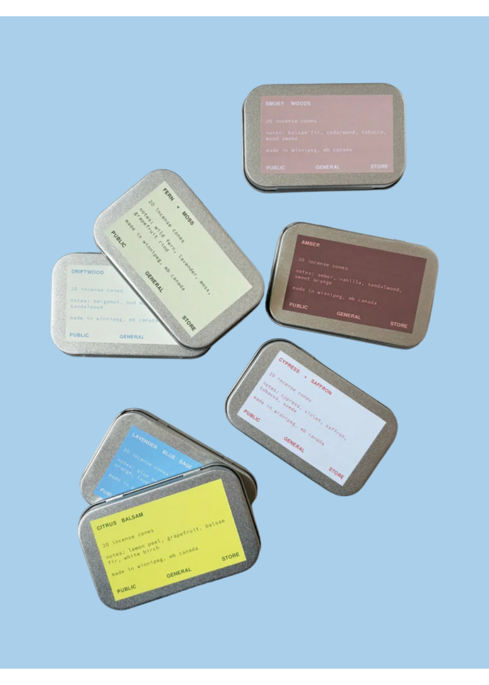 Public General Store Incense cones by Public General Store