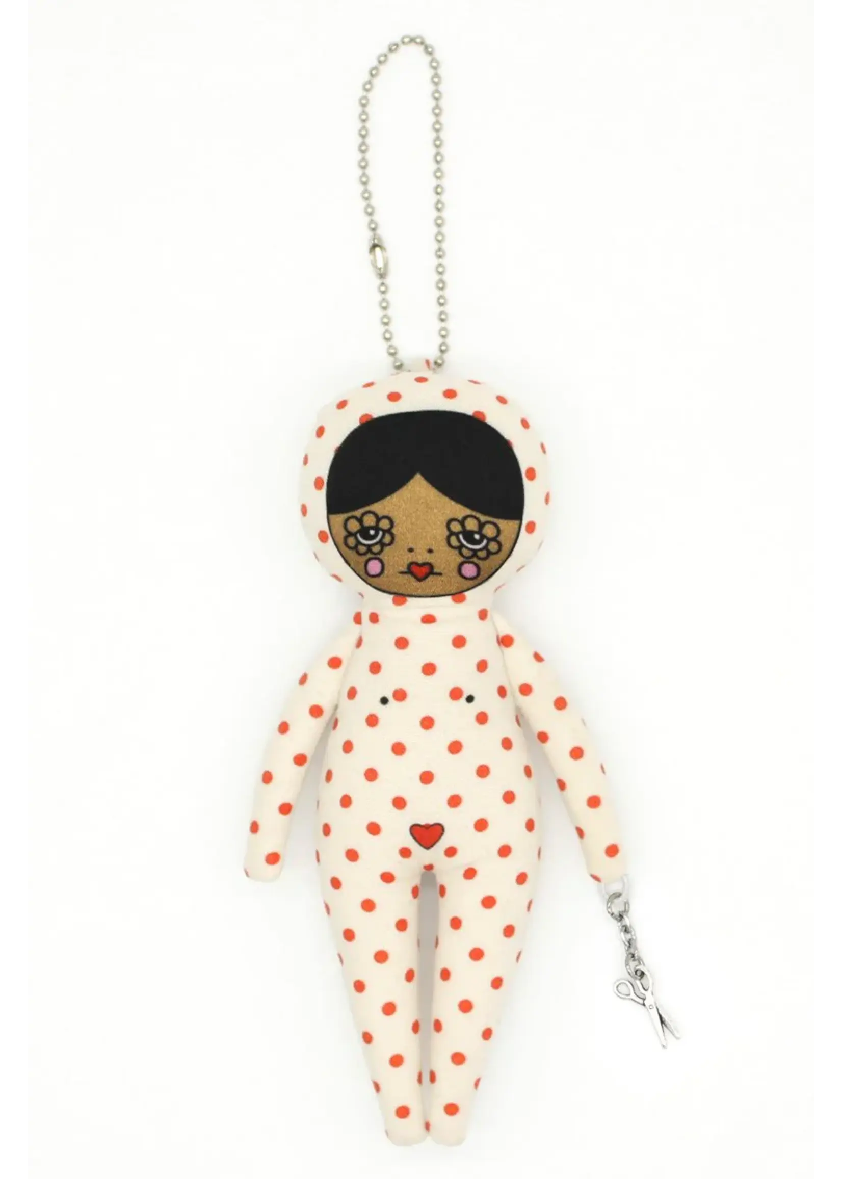 Bri Foster Dolls Porte Clés Poupée "Polka Dot" par Bri Foster
