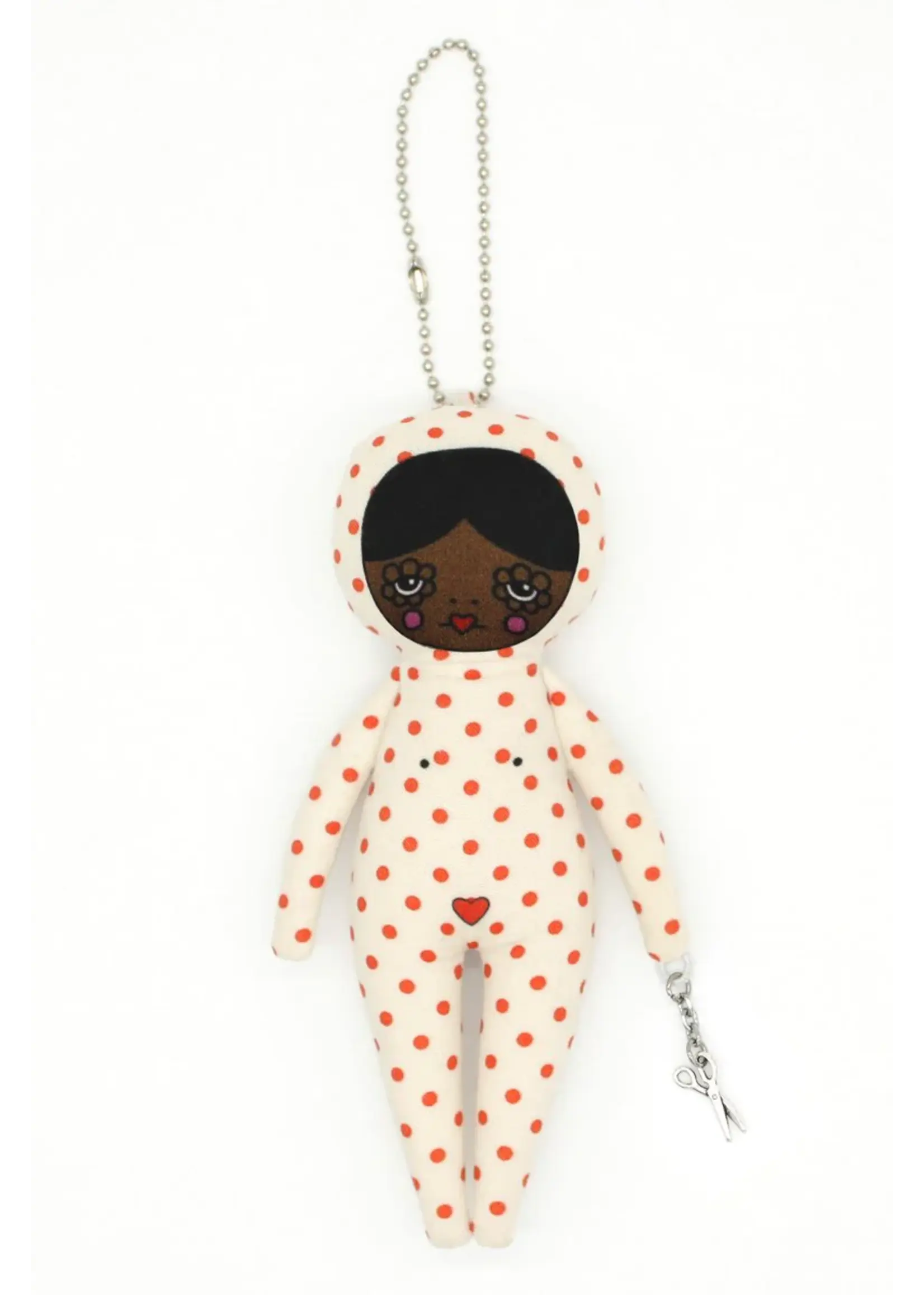 Bri Foster Dolls Polka Dot Doll Bag Charm by Bri Foster