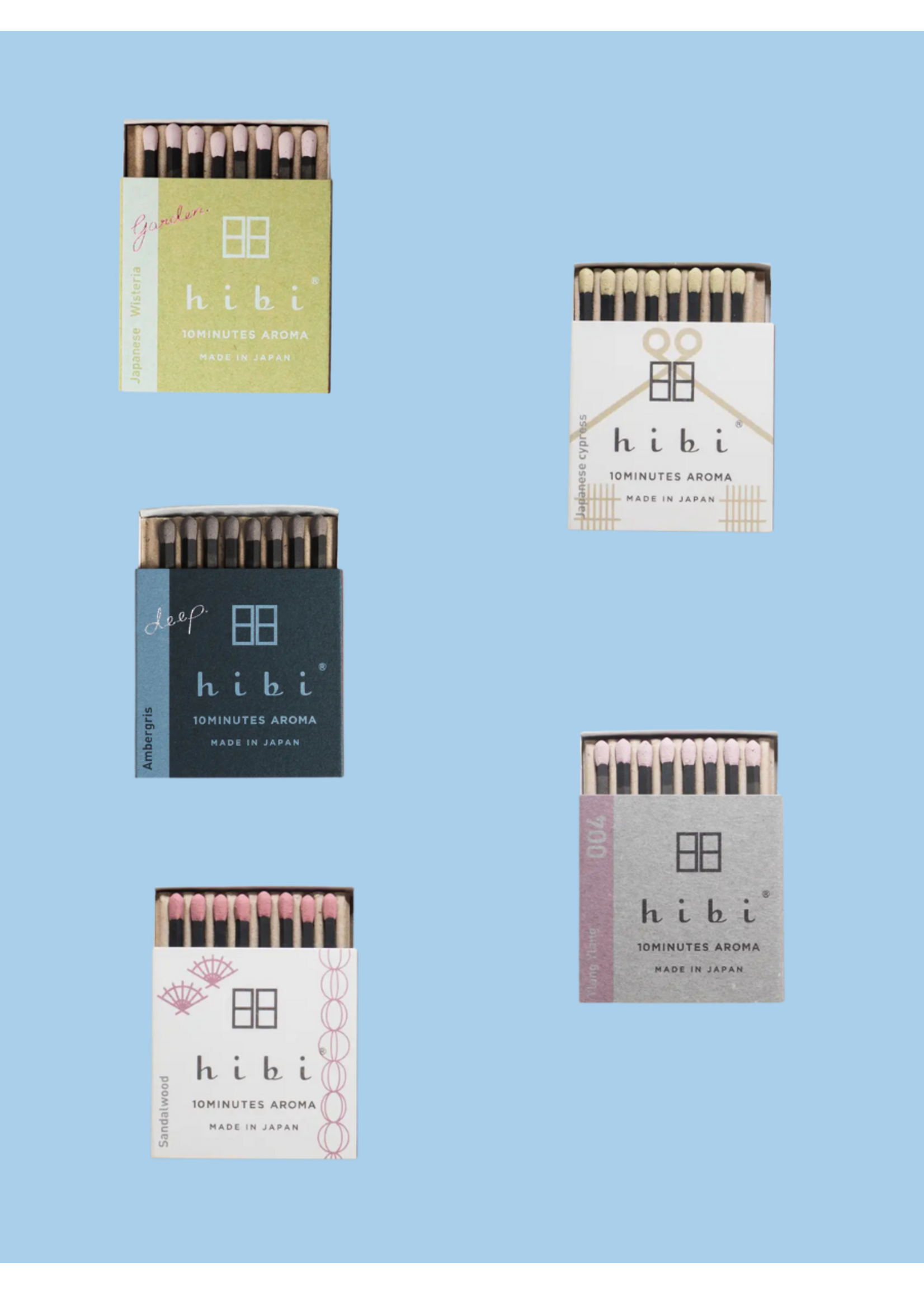 Hibi Incense matches by Hibi