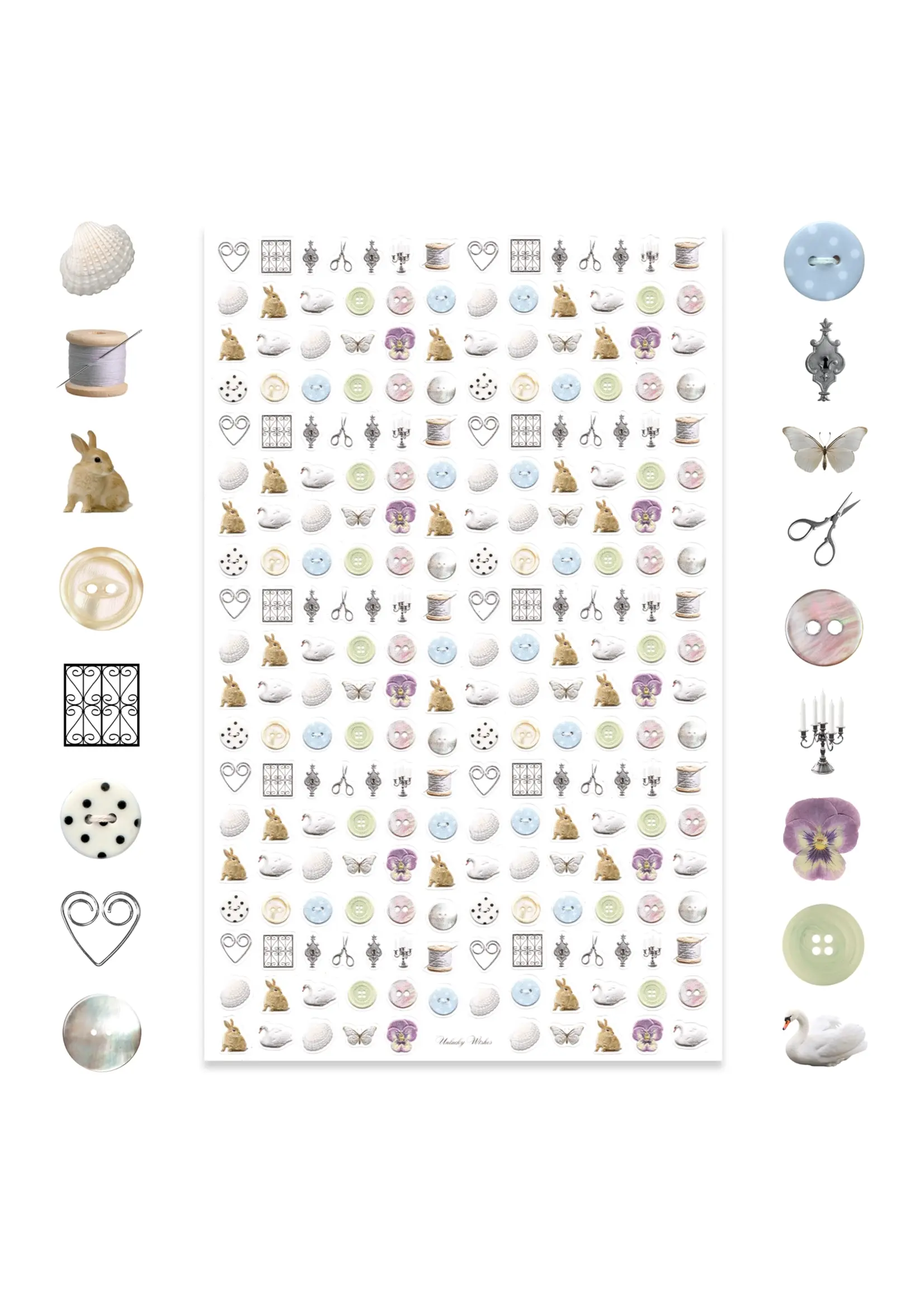 Unlucky Wishes Micro nail stickers by Unlucky Wishes