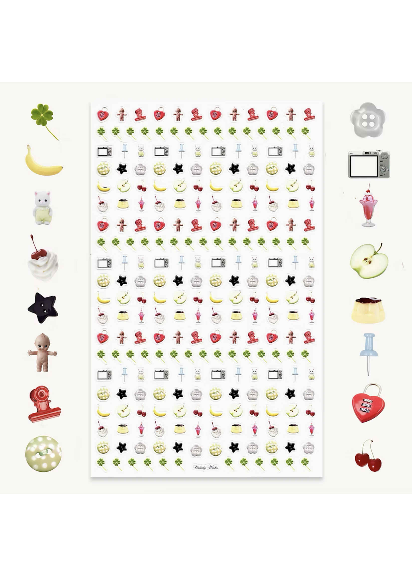 Unlucky Wishes Micro autocollants pour ongles par Unlucky Wishes