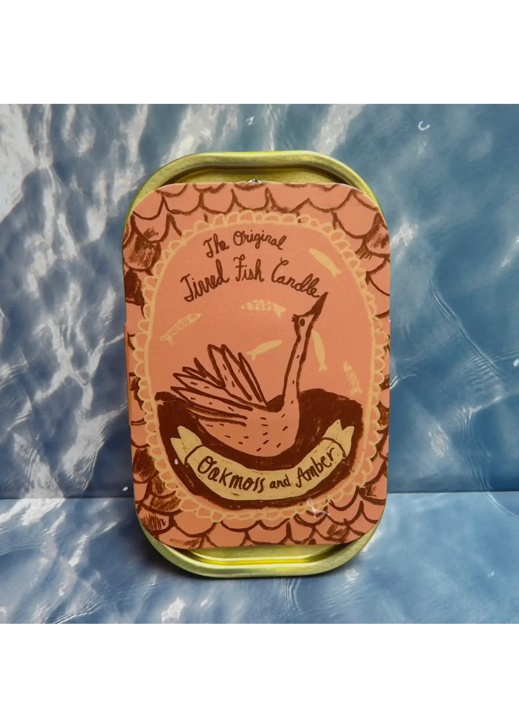 Tinned Candle Chandelle de poisson en conserve par Tinned Candle