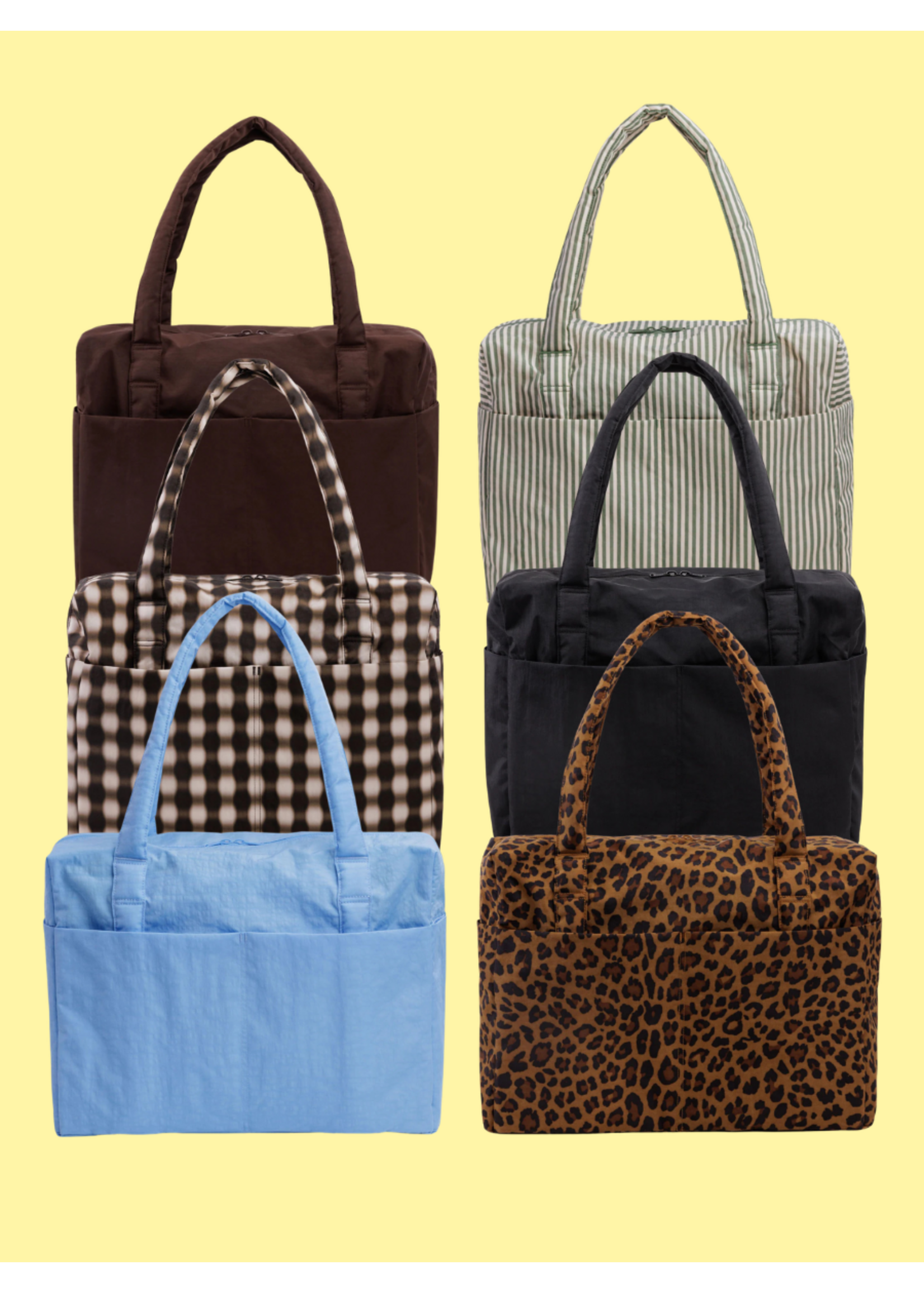 Baggu "Cloud Carry-On" travel bags by Baggu