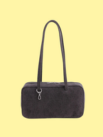 Baggu Black denim "Bowler" bag by Baggu