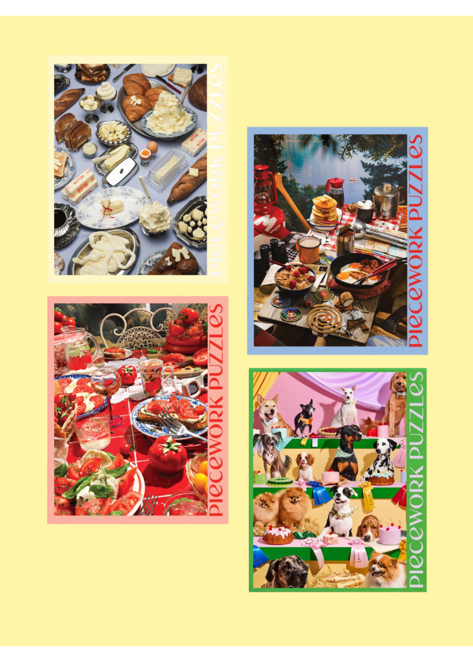 Piecework Puzzles 1000-piece puzzles by Piecework