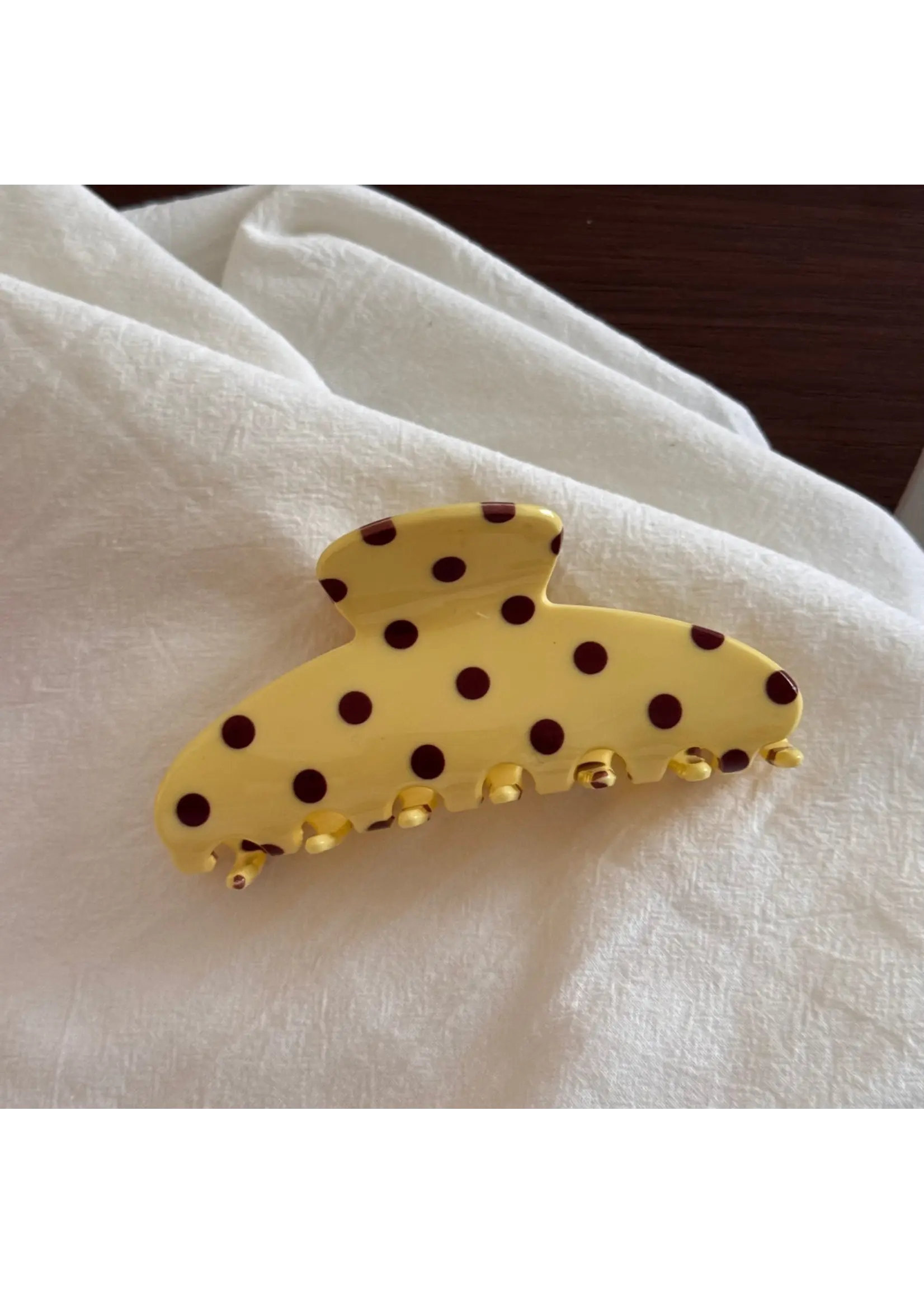 Dipped Shop Pince à cheveux large  "Polka Dot" par Dipped Shop