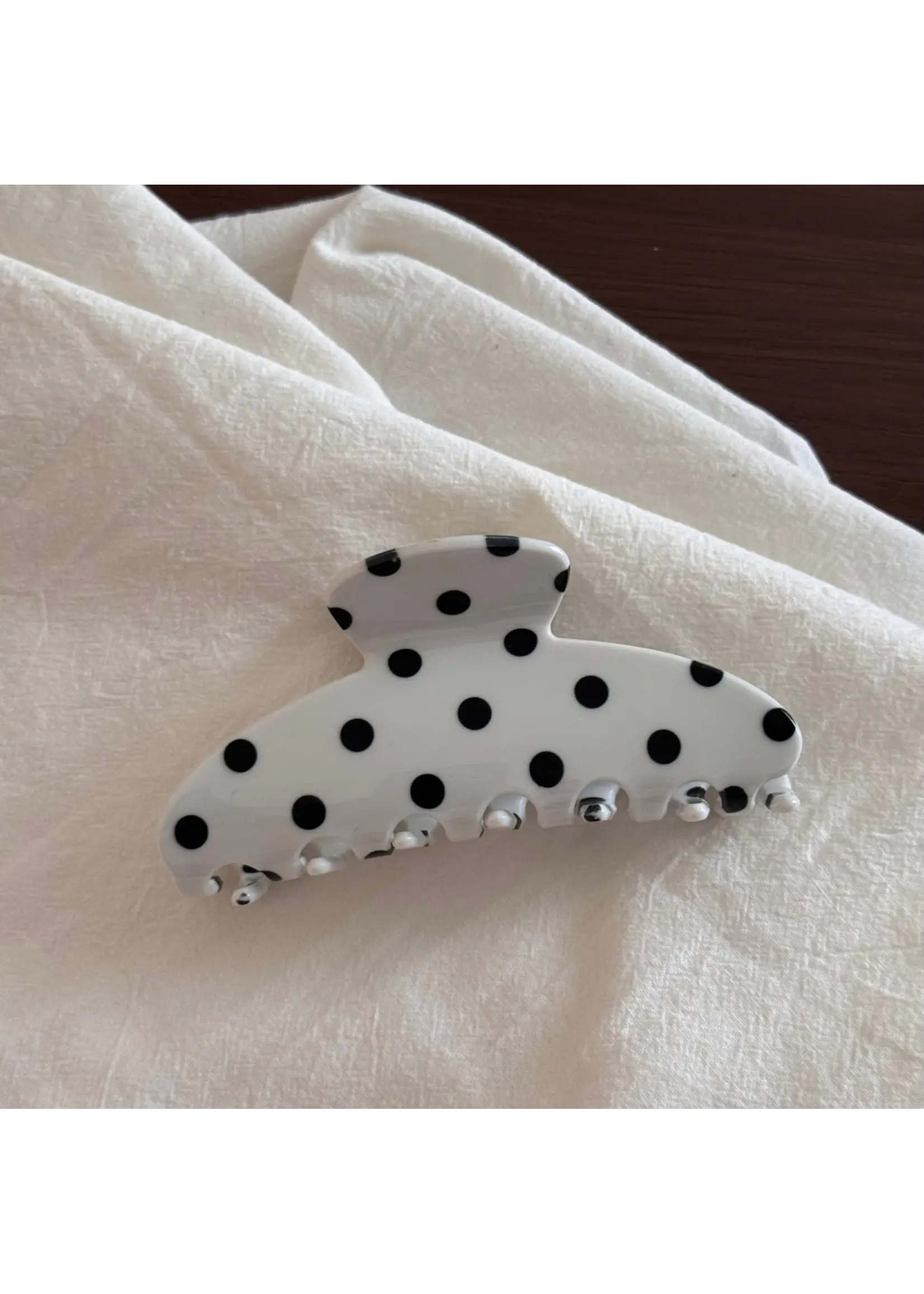 Dipped Shop Pince à cheveux large  "Polka Dot" par Dipped Shop