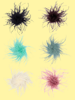 PANDEMONIUM Pandemonium Ostrich Feather Brooch