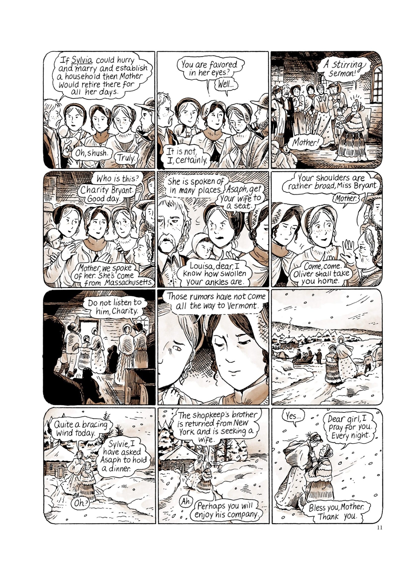 Drawn & Quarterly "Charity & Sylvia" graphic novel by Tillie Walden