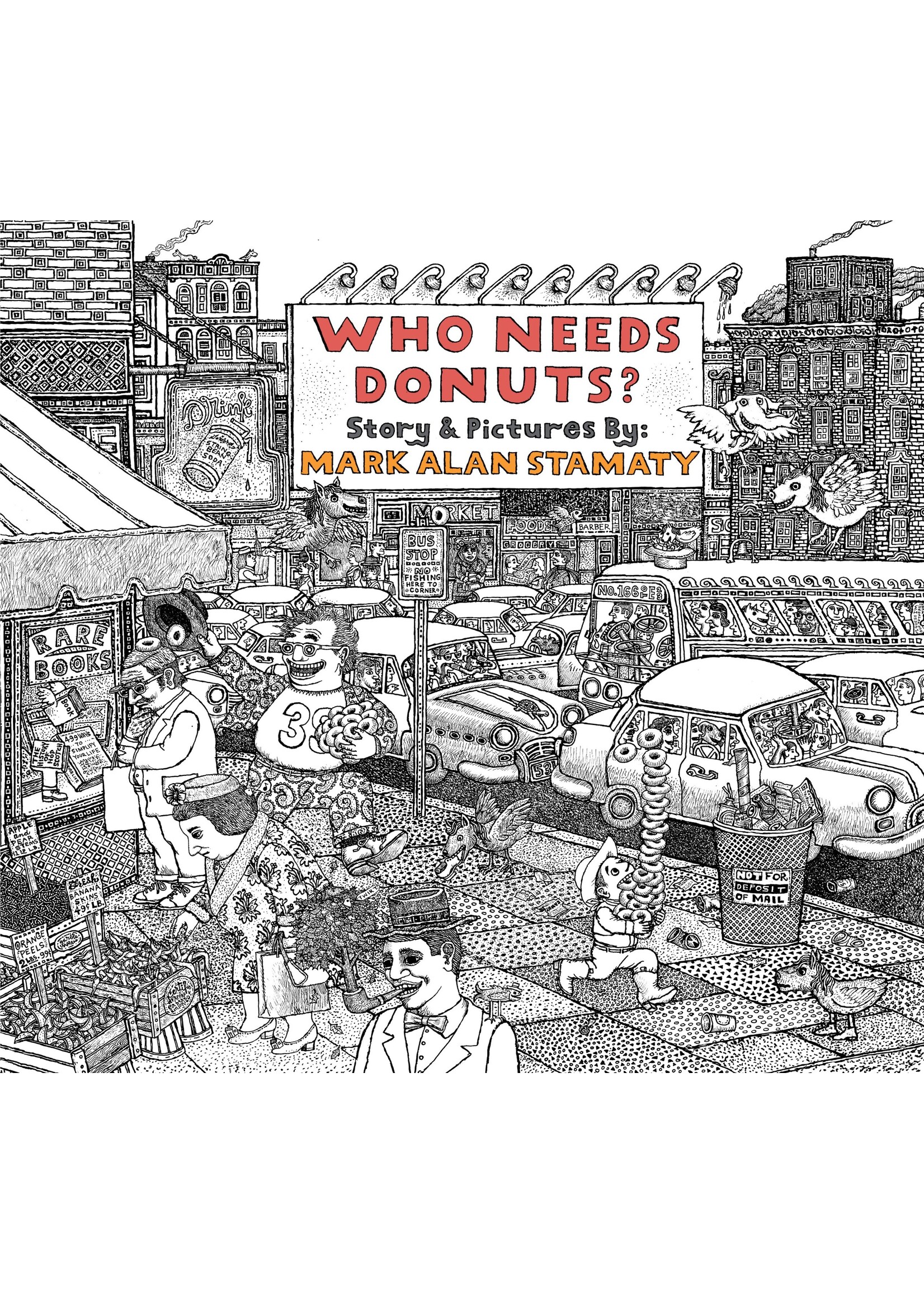 Drawn & Quarterly "Who Needs Donuts?" book by Mark Alan Stamaty