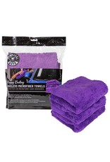 Chemical Guys MIC34803 - Happy Ending Ultra Plush Edgeless Microfiber Towel, Purple 16" x 16" (3 Pack)