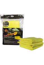 Chemical Guys MICYELLOW03 - Workhorse Professional Microfiber Towel, Yellow 16'' x 16'' (3 Pack)