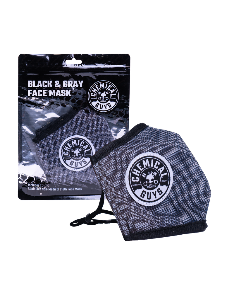 Chemical Guys SHEFM102 - Chemical Guys Black & Gray Non-Medical Face Mask   