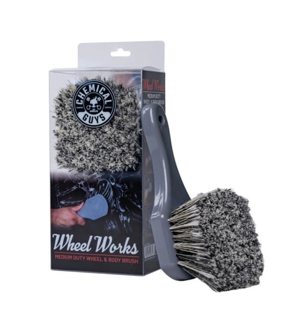 The Clean Garage Soft Microfiber Wheel Cleaning Brush Small