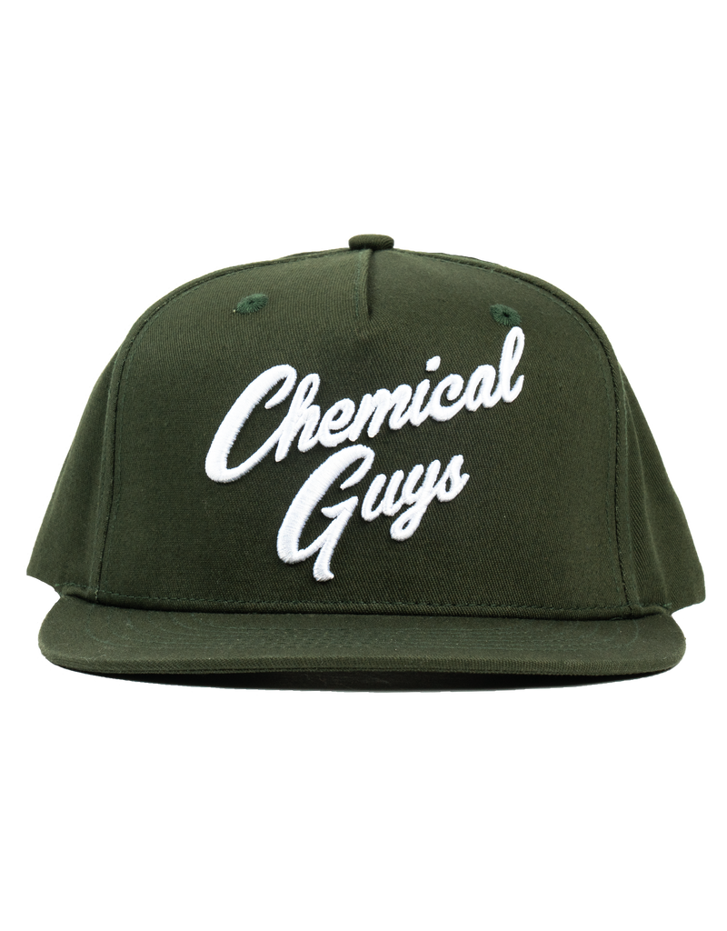 Chemical Guys SHE911 - Chemical Guys Olive Green Script Hat