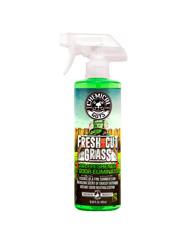 Chemical Guys AIR24316 - Fresh Cut Grass Air Freshener & Odor Eliminator (16 oz)