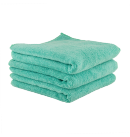 MICMGREEN03 - Workhorse Green Professional Grade Microfiber Towel, 16'' x 16'' (Exterior), (3 Pack)