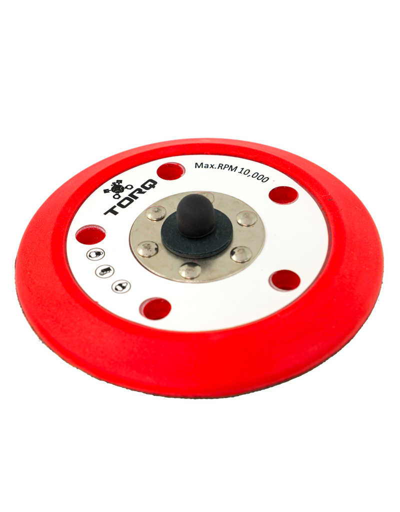 BUFLC_201 - TORQ R5 Dual-Action Red Backing Plate with Hyper Flex Technology (5 inch)