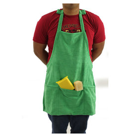 MIC_APRON1 - Microfiber Detailing Apron with Pockets & Hook & Loop Straps for Cords