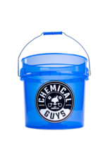 Chemcial Guys ACC109 - Chemical Guys Heavy Duty Detailing Bucket, 4.5 Gal, Transparent Blue