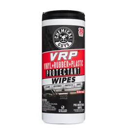 Chemical Guys PMWCTVD10730 - VRP Vinyl, Rubber, Plastic Shine And Protectant Wipes Canister (30 ct)(CS: 6)
