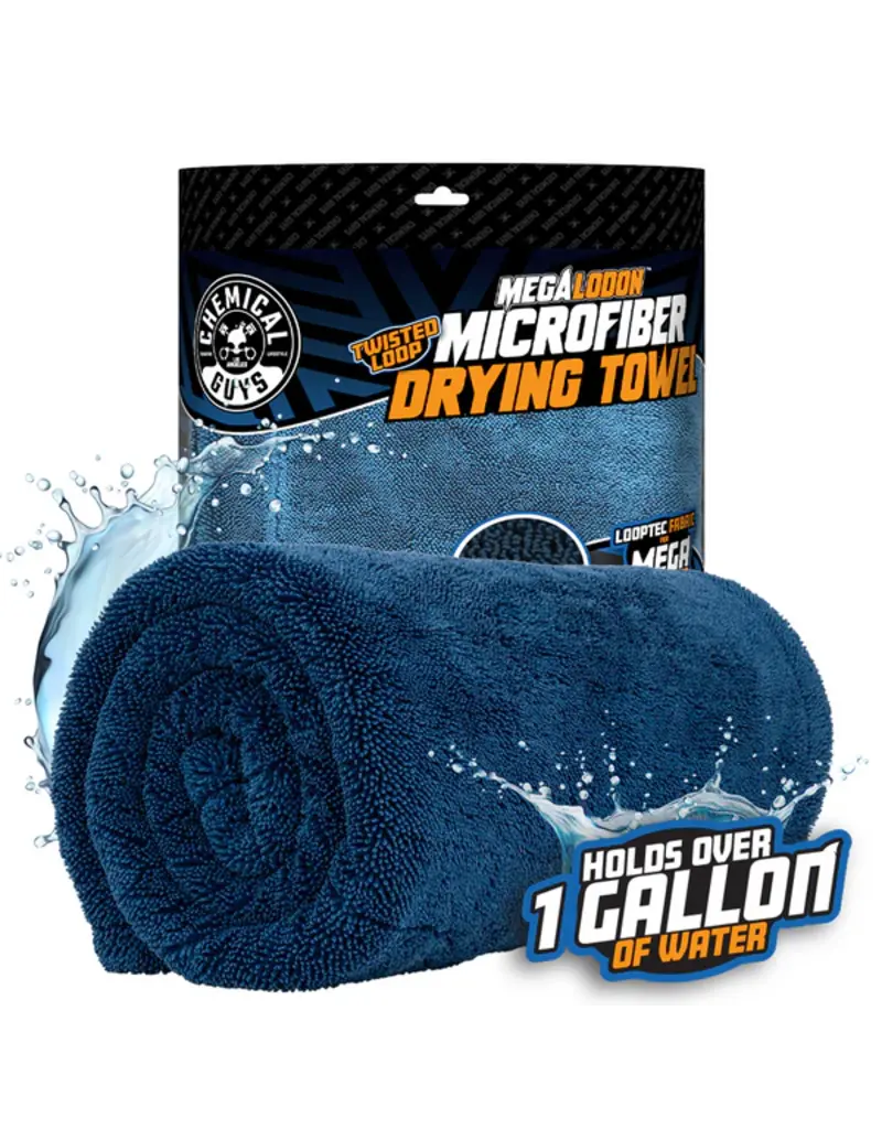 Chemical Guys MIC531 - Megalodon Microfiber Drying Towel (24ÃƒÂ¢Ã¢â€šÂ¬Ã‚Â x 36ÃƒÂ¢Ã¢â€šÂ¬Ã…â€œ)