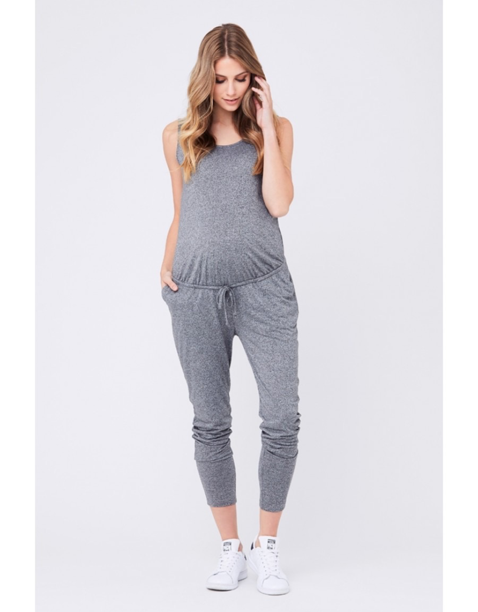 maternity jersey jumpsuit