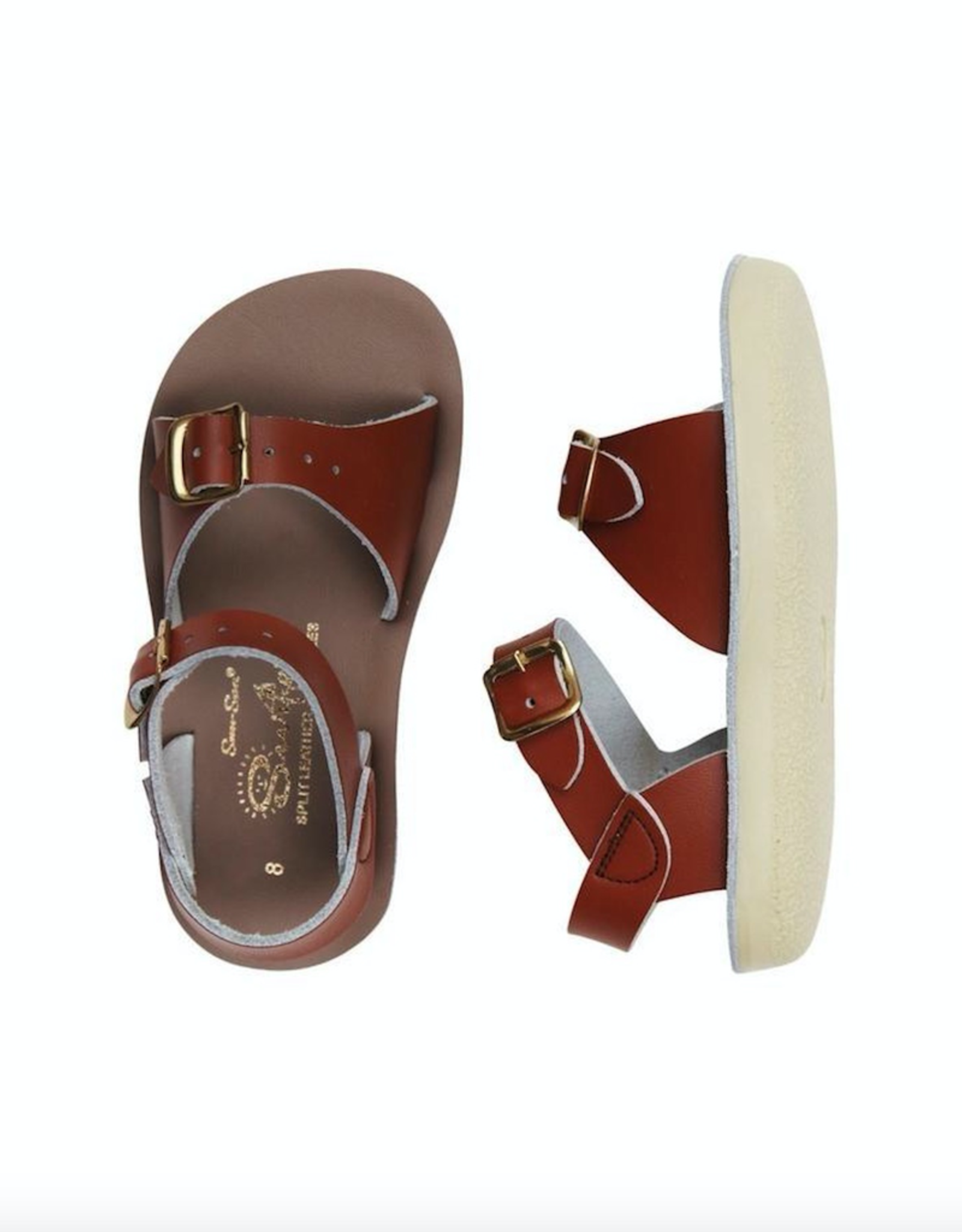 salt water sandals surfer