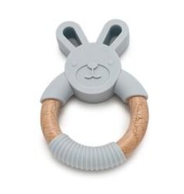Loulou Lollipop Loulou Lollipop Bunny Silicone and Wood Teether
