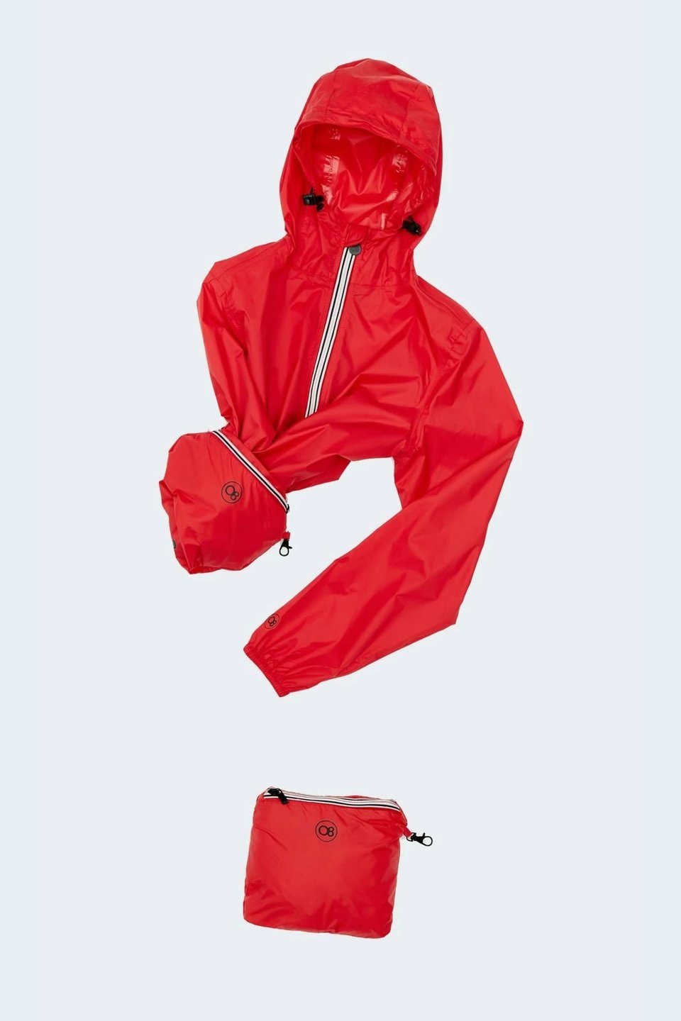 O8 packable jacket - packed