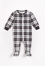 Petit Lem Forest Plaid Footed Sleeper