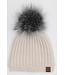 Calikids Soft Knit Fur Pom Pom