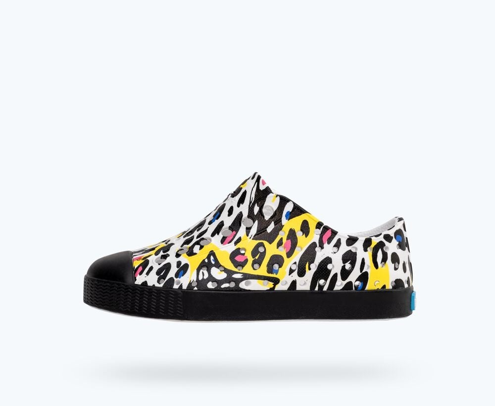 Native Shoes Jefferson Print Jr. Crayon Digital Cheetah