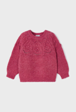 Mayoral Mayoral Cherry Red Knit Sweater