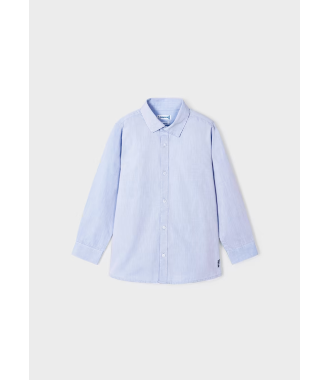 Mayoral Mayoral Basic Slim Fit L/S Collared Shirt