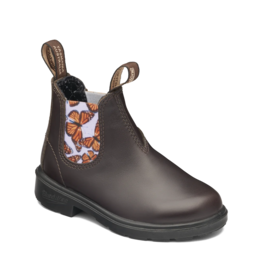 Blundstone Blundstone Kids Brown with Butterfly Lilac Elastic