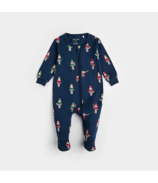 Petit Lem Footed Sleeper Nutcracker