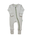 Parade Organics Baby Co. Organic Snuggle Soft Melange Zipper Romper