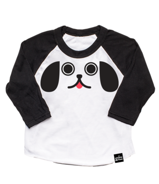 Whistle & Flute Kawaii Puppy Dog Eyes Baseball T-Shirt