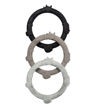 Loulou Lollipop Loulou Lollipop Wild Teething Ring Set