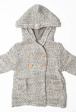 Beba Bean Crochet Knit Hoodie